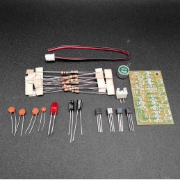 PATIKIL Saldatura Esercitazione Scheda, 4 Set Kit Elettronica Prototipo PCB  Scheda Fai-da-Te Saldatura Circuito/SMT LED Luce per Principianti