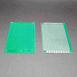 Basetta millefori 5x7cm monofaccia in vetronite per circuiti stampati pcb
