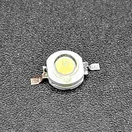 3pz Diodo chip led epistar 1w watt bianco caldo dc 3,4v 300mA 120lm per  faretti