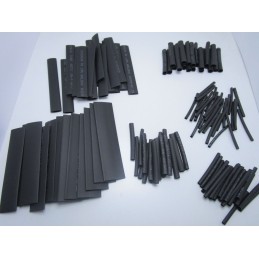 Kit 127 pezzi guaina termorestringente nera guaina termoretraibile saldature pcb