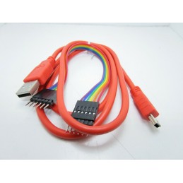 Programmatore Pickit 3 con cavo usb cd per programmazione microcontrollori Pic