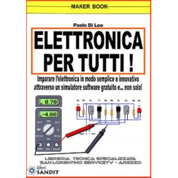 Elettronica per tutti pratico con simulatore software libro Paolo di Leo