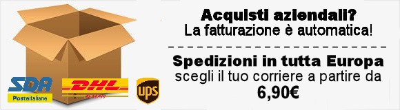 Arduino, stampa 3D ed elettronica spedizioni in tutta Europa a partire da 6,90€